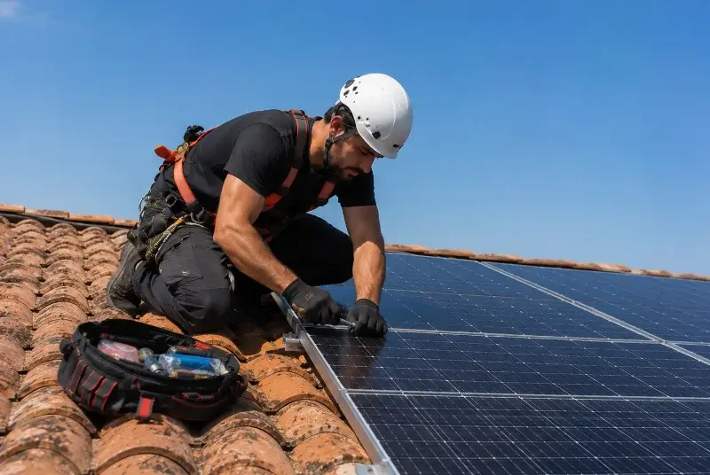 Maintenance et monitoring de panneaux solaires à Villeneuve-en-Retz